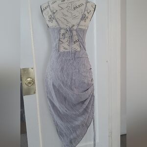 Wavy Striped Print Cami Dress. 🌴